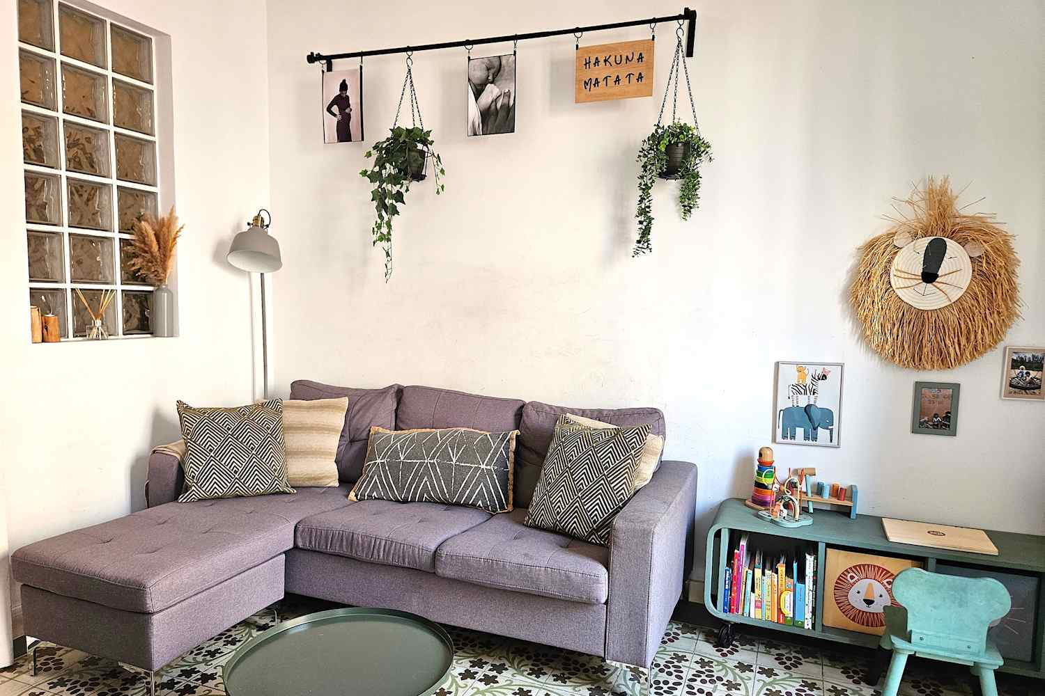 Inside a 538-Square-Foot Barcelona Rental Full of Budget DIYs